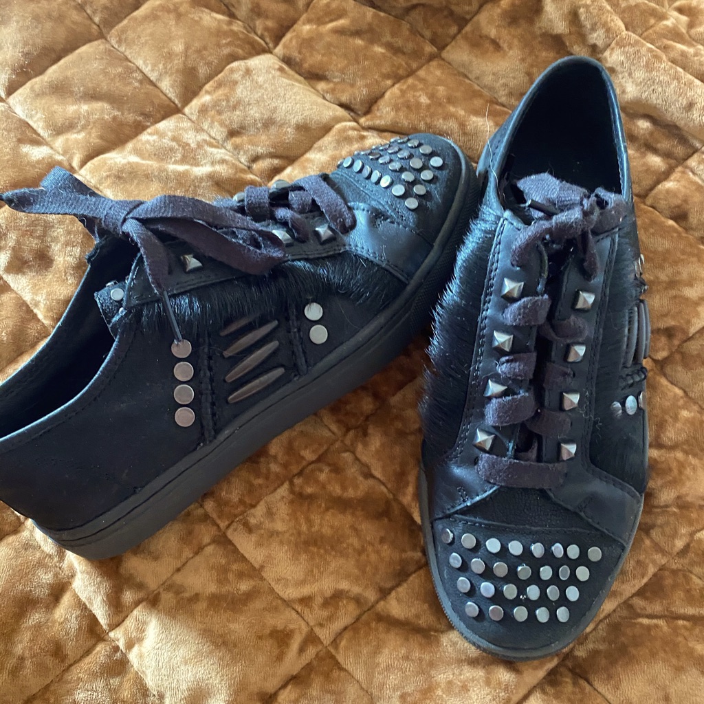 Ugg Limited Edition Sneakers 8 Worn1x Fur Studs